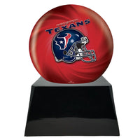 Football Trophy Urn Base with Optional Houston Texans Team Sphere NFL