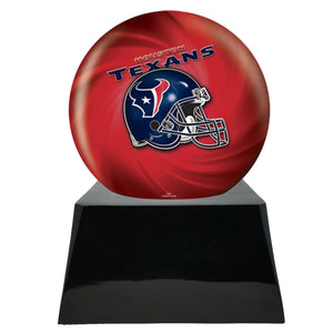 Football Trophy Urn Base with Optional Houston Texans Team Sphere