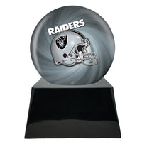 Football Trophy Urn Base with Optional Las Vegas Raiders Team Sphere NFL