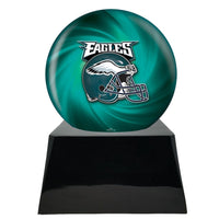 Football Trophy Urn Base with Optional Philadelphia Eagles Team Sphere NFL