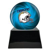 Football Trophy Urn Base with Optional Los Angeles Chargers Team Sphere NFL