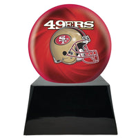 Football Trophy Urn Base with Optional San Francisco 49ers Team Sphere NFL