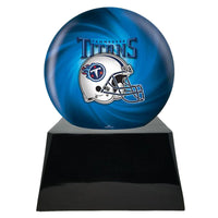Football Trophy Urn Base with Optional Tennessee Titans Team Sphere NFL