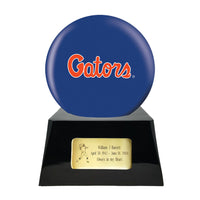 College Football Trophy Urn Base with Optional Florida Gators Team Sphere