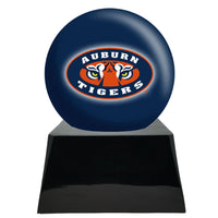 College Football Trophy Urn Base with Optional Auburn Tigers Team Sphere