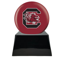 College Football Trophy Urn Base with Optional South Carolina Gamecocks Team Sphere