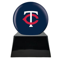 Baseball Trophy Urn Base with Optional Minnesota Twins Team Sphere