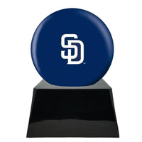 Baseball Trophy Urn Base with Optional San Diego Padres Team Sphere