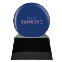 Baseball Trophy Urn Base with Optional Texas Rangers Team Sphere