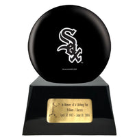 Baseball Trophy Urn Base with Optional Chicago White Sox Team Sphere