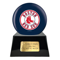 Baseball Trophy Urn Base with Optional Boston Red Sox Team Sphere