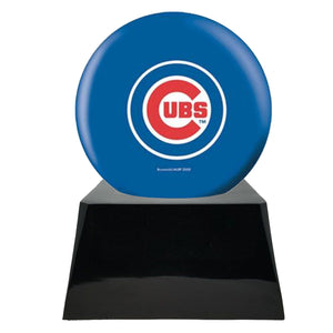 Baseball Trophy Urn Base with Optional Chicago Cubs Team Sphere