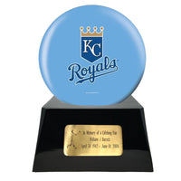 Baseball Trophy Urn Base with Optional Kansas City Royals Team Sphere
