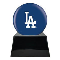 Baseball Trophy Urn Base with Optional Los Angeles Dodgers Team Sphere