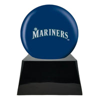 Baseball Trophy Urn Base with Optional Seattle Mariners Team Sphere