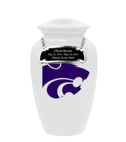 Fan Series - Kansas State University Wildcats White Memorial Cremation Urn - IUKST100