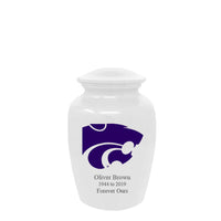 Fan Series - Kansas State University Wildcats White Memorial Cremation Urn - IUKST100