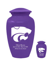 Fan Series - Kansas State University Wildcats Purple Memorial Cremation Urn - IUKST101