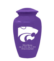 Fan Series - Kansas State University Wildcats Purple Memorial Cremation Urn - IUKST101