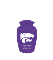 Fan Series - Kansas State University Wildcats Purple Memorial Cremation Urn - IUKST101