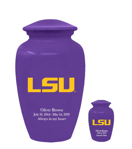 Fan Series - Louisiana State University Tigers Purple Memorial Cremation Urn - IULSU100