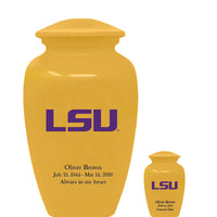 Fan Series - Louisiana State University Tigers Memorial Cremation Urn - IULSU101