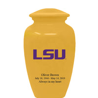 Fan Series - Louisiana State University Tigers Memorial Cremation Urn - IULSU101