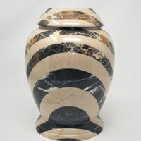 Tan Kylix Real Marble Urn - IUMA115