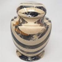 Tan Olpe Real Marble Urn - IUMA116