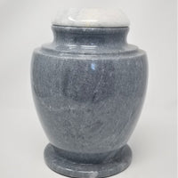 Greyed Olpe Real Marble Urn - IUMA118