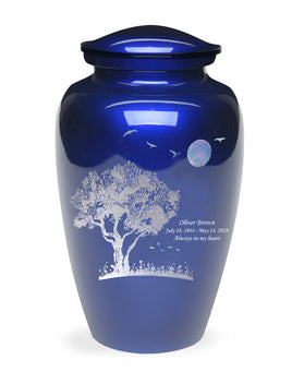 Exquisite Series - Mother of Pearl Tree on Blue - IUME104