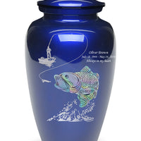Exquisite Series - Mother of Pearl Seabass on Blue - IUME107