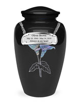 Exquisite Series - Mother of Pearl Lily on Black - IUME111-Black