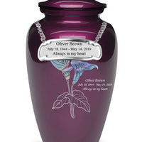 Exquisite Series - Mother of Pearl Lily on Burgundy - IUME111 Burgundy