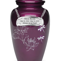 Exquisite Series - Mother of Pearl Dragonflies - IUME112-Burgundy