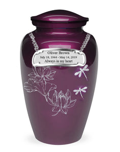 Exquisite Series - Mother of Pearl Dragonflies - IUME112-Burgundy