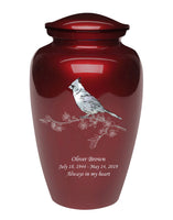 Exquisite Series - Mother of Pearl Cardinal on Red - IUME114
