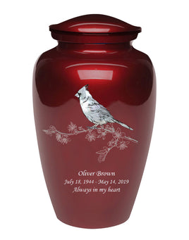 Exquisite Series - Mother of Pearl Cardinal on Red - IUME114