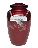 Exquisite Series - Mother of Pearl Cardinal on Red - IUME114
