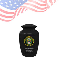 Military Series - United States Army Cremation Urn, Black - IUMI127