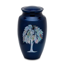 Mother of Pearl Tree on Blue - IUMOP106