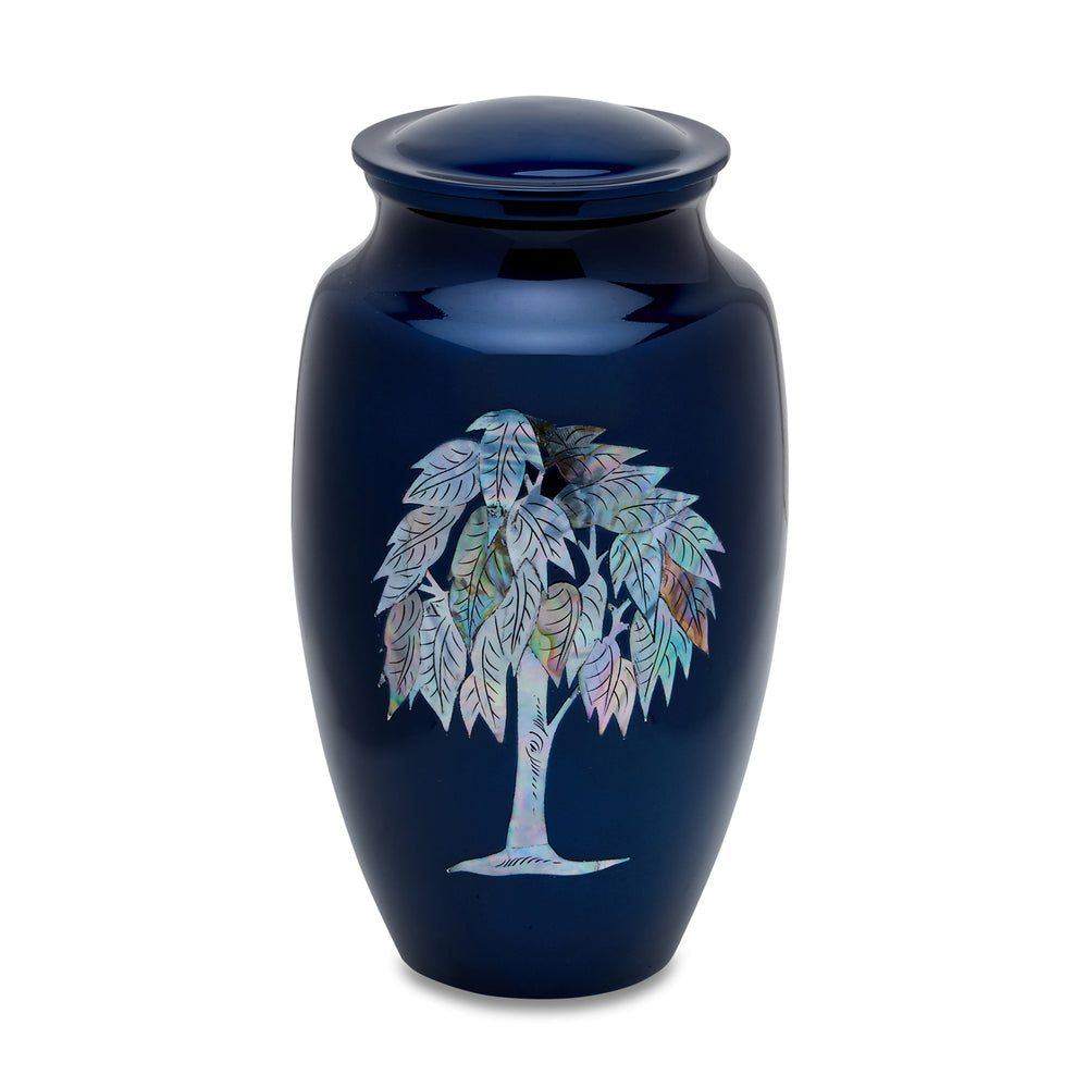 Mother of Pearl Tree on Blue - IUMOP106