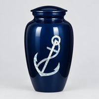 Mother of Pearl Anchor on Blue - IUMOP109