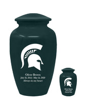 Fan Series - Michigan State University Spartans Memorial Cremation Urn - IUMST100

