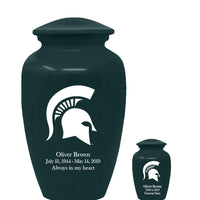 Fan Series - Michigan State University Spartans Memorial Cremation Urn - IUMST100