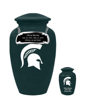 Fan Series - Michigan State University Spartans Memorial Cremation Urn - IUMST100