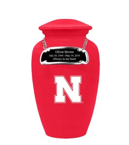 Fan Series - University of Nebraska Cornhuskers Red Memorial Cremation Urn - IUNBR101