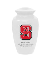 Fan Series - North Carolina State Wolfpack White Memorial Cremation Urn - IUNCSU100