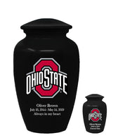 Fan Series - Ohio State University Buckeyes Black Memorial Cremation Urn - IUOHIO100