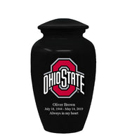 Fan Series - Ohio State University Buckeyes Black Memorial Cremation Urn - IUOHIO100